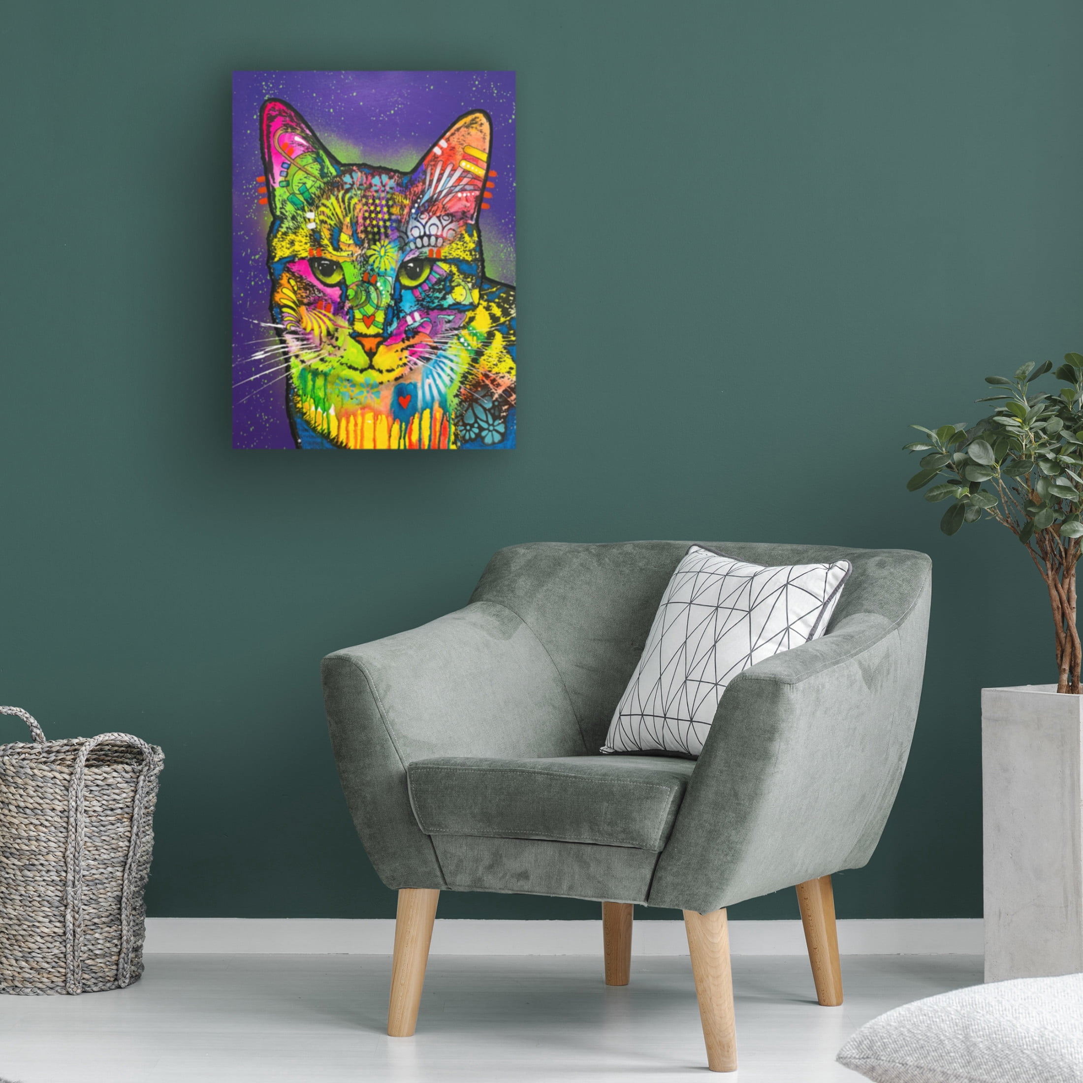Canvas Wall Art - Dean Russo 'Got Any Scritches For Me' Wall Art for Living Room, Bedroom, or Office Décor by Trademark Fine Art - 24 x 32 Inches