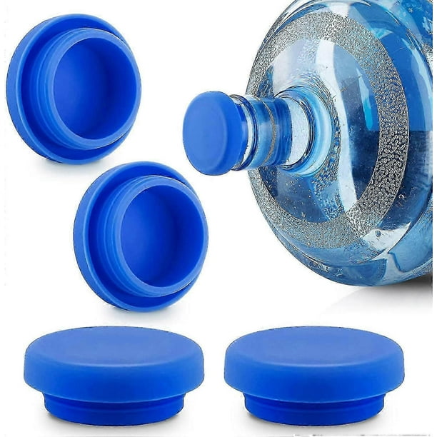 5 Gallon Water Jug Cap, Silicone Reusable Replacement Cap, Spill Proof Resistant Replacement Cap 55mm-pack Of 4