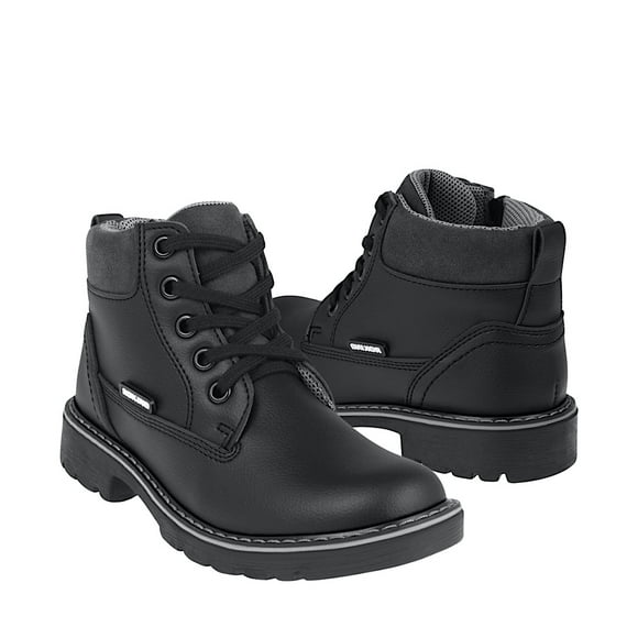 BOTINES NIÑO ROKINO 3153 SIMIPIEL NEGRO