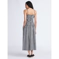 thumbnail image 3 of Free Assembly Women's and Women's Plus Smocked Cotton Maxi Dress, Sizes XS-4X, 3 of 5