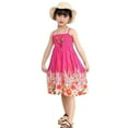 thumbnail image 4 of Ytdscs Kids Baby Girls Hawaiian Dresses Sleeveless Beach Sundress Toddler Summer Sling Girls Dresses 1-10 Years Old, 4 of 9