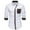 White, variant on JURANMO Business Casual Shirts for Men 2024 Trendy Polka Dot Patchwork Long Sleeve Shirt Slim Fit Lapel Button Down Work Shirts Lightning Deals White S
