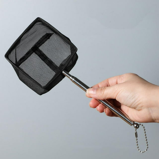 Stainless Steel Telescopic Fish-Scoop Fish Tank Aquarium Cleaning-Scoop