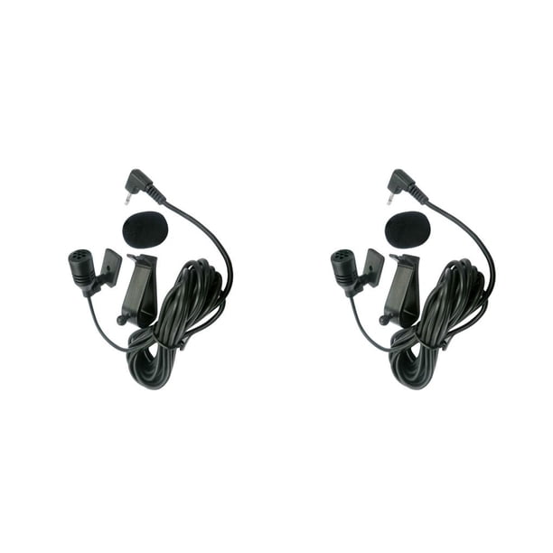 Sidaley Micrófono de grabación portátil para exteriores para automóvil Dispositivo de grabación pequeño Interfaz de 2,5 mm Micrófono de grabación No.1 2piezas