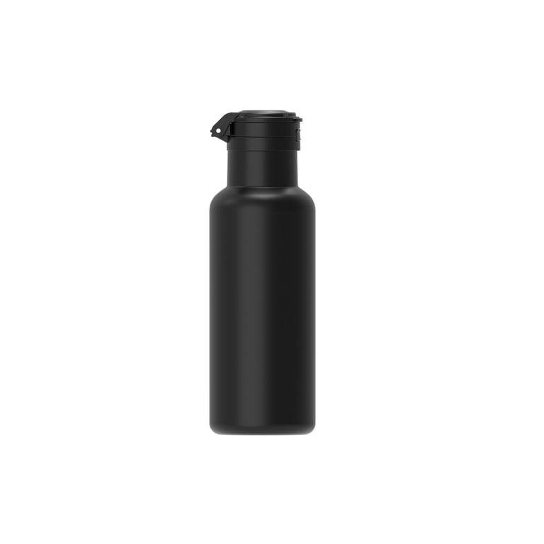 Your Zone 14oz Stainless Steel Bottle Black Double Wall Insulated Your Zone 14oz Stainless Steel Bottle Black Double Wall Insulated