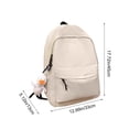 thumbnail image 3 of Amzcrzy Polyester Backpack Unisex Backpack Concise Large-Capacity Travel Bag Waterproof Backpack for Middle School and College Students Storage Trunks & Bag Storage and Organization Home Storage, 3 of 6