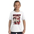 thumbnail image 5 of Kanji Betty Boop Hashtag Flirty XOXO Girls Kids T Shirt Tees Teen Brisco Brands XS, 5 of 6