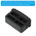 thumbnail image 5 of Cubiertas de goma para pies de escalera antideslizantes, reemplazo para protección de escalera, negro, paquete de 2, 5 of 5
