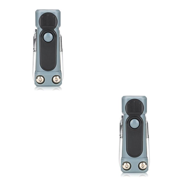 Scienceny Destornillador de acero, linterna LED portátil para interior y exterior, vehículo, senderismo, trabajo, reparación, herramientas de Negro 2piezas Scienceny CBP186956