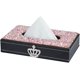 thumbnail image 1 of Funda decorativa rectangular para caja de pañuelos (rosa), piel con diamantes de imitación, ideal para coche, oficina o hogar, 1 of 5