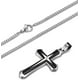 thumbnail image 3 of Collar con colgante de cruz de acero inoxidable para hombre, 3 of 5