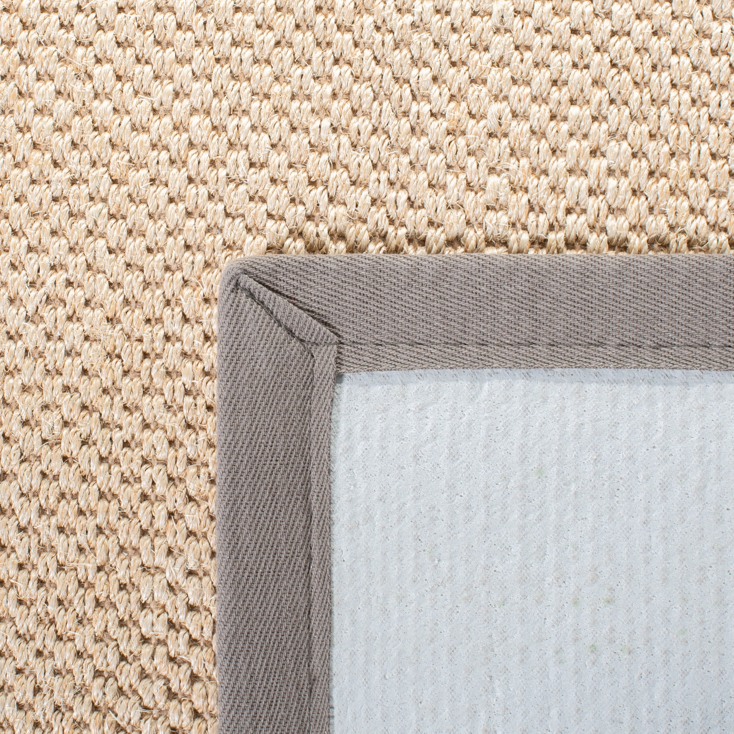 Safavieh Natural Fiber Jovana Solid Area Rug, Maize/Gray, 3' x 5'