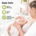 thumbnail image 3 of Casewin Organic Nursing Pads - Breast Pads for Postpartum Mothers, Three Layers of Bamboo Fiber Reusable Nursing Pads to Prevent Milk Spills (with2 Laundry Bags), 3 of 8