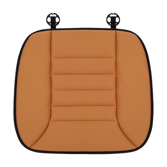 Car Seat Cushion For Front Seats, Orange Color With Comfortable Padding, For Sedans Suvs Trucks Daily Commuting Road Trips
