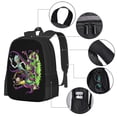 thumbnail image 4 of Rick And Morty Backpack,Laptop Backpack Lightweight Casual DaypackMulti-Function Travel Backpack, 4 of 5