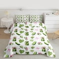 thumbnail image 2 of Castle Fairy Vegetable Cucumber Queen Comforter Set,Bow Bedding Comforter Set, 2 of 8
