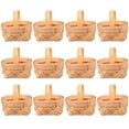 thumbnail image 1 of SHISUYAN 12pcs Manual Woven Mini Baskets Wood Chip Baskets Decorations Mini Baskets, 1 of 8