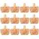 thumbnail image 1 of 12 mini cestas tejidas a mano con virutas de madera, decoración., 1 of 7