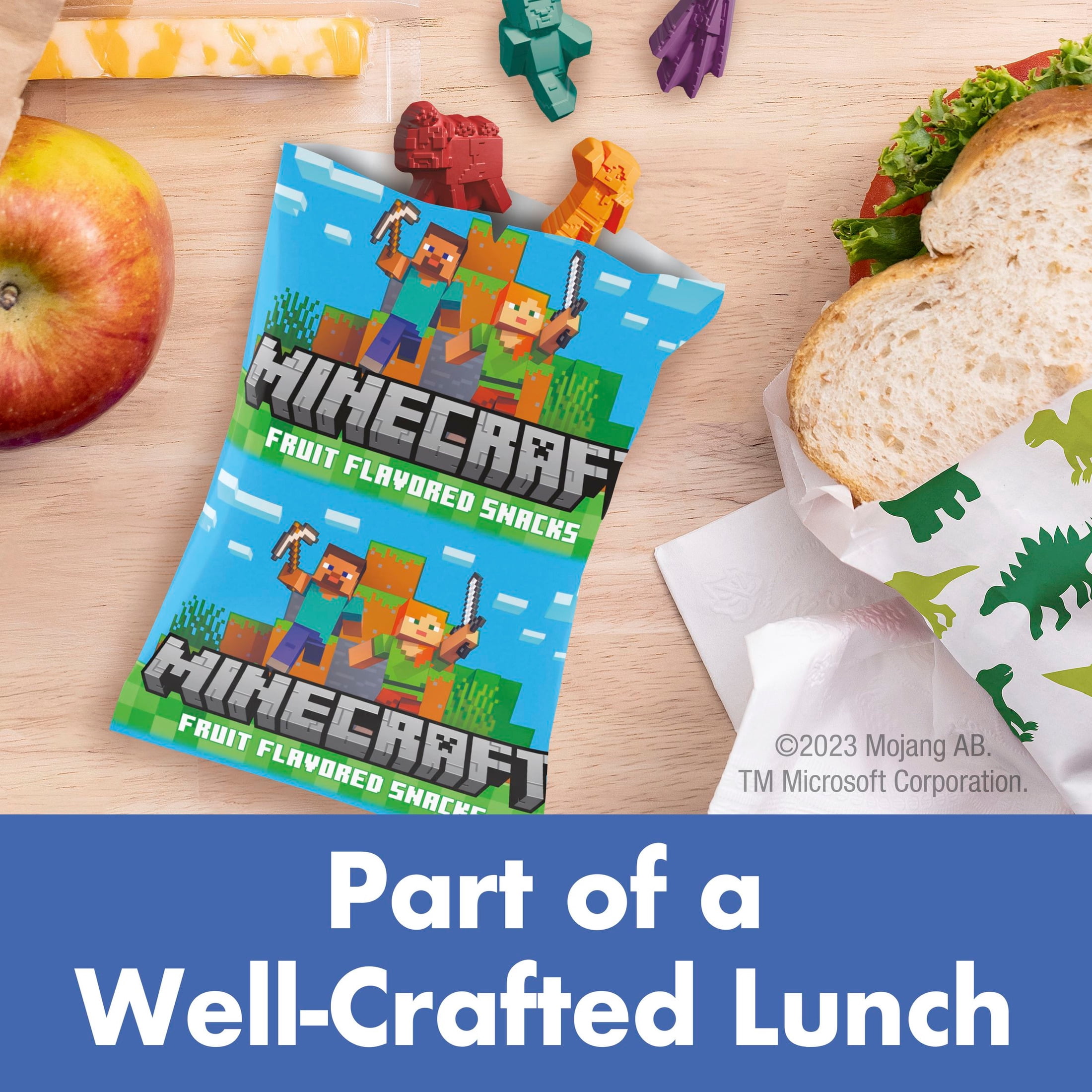 Minecraft Gluten Free Assorted Fruit Flavored Snacks (22 Pouches)
