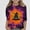 Purple, variant on WAVSUF Girls Halloween T-Shirt, 3/4 Sleeve Round Neck Cute Printed Fall Casual Pullover Purple 7-8