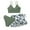 Army Green, variant on HQiJIAN Girls 3 Piece Swimsuit Bathing Suit Cute Floral Print Bikini Set With Skirt Kids Swimwear One Piece Swimsuits Sizes 11-12 Years