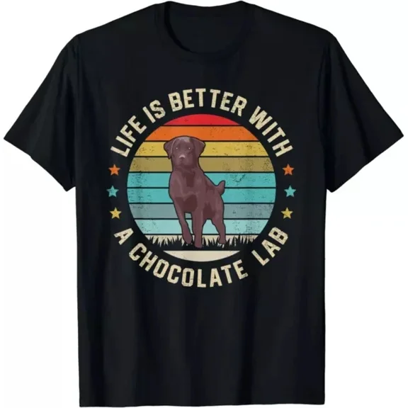 Chocolate Lab Dog Owner Dog Dad Mom Brown Labrador Retriever Shirt Unisex S-5XL Hot Trending Shirt, Vintage Birthday Gift