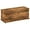 Rustic Brown, variant on HOMCOM Lift Top Storage Chest with 2 Safety Hinges, Flip-Top Lid