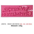 thumbnail image 3 of Merry Christmas English Alphabet Fondant Large Jewelry, 3 of 7