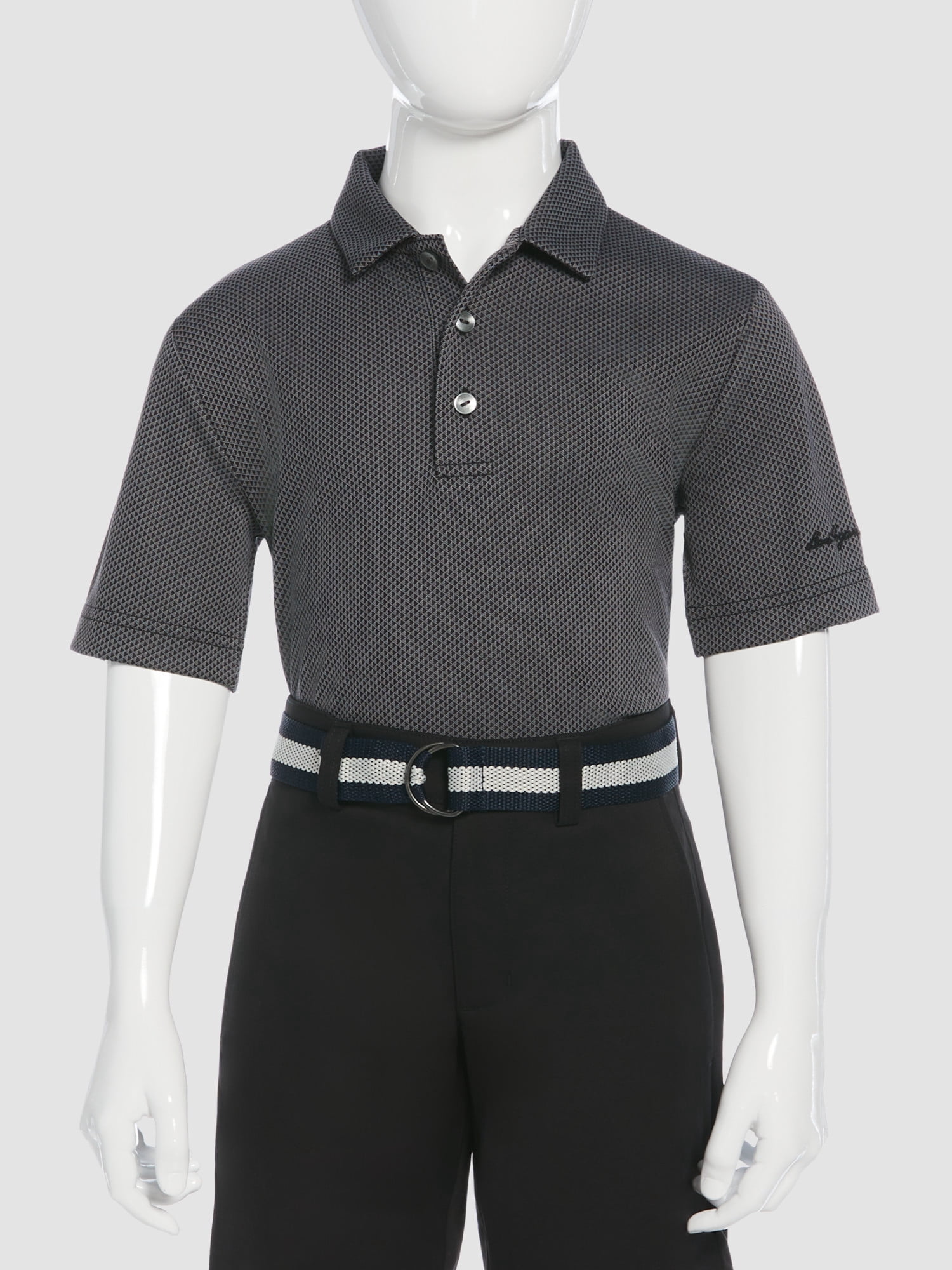 Ben Hogan Performance Little Boys and Big Boys Short Sleeve Golf Polo Shirt, 2-Pack, Sizes 4-20