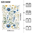 thumbnail image 2 of FORMRS 1-Subject Spiral Notebook 8" x 5" College Ruled 60 Refillable Sheet A5 Hard Cover, 2 Pack, Blue Floral, 2 of 7