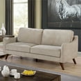 thumbnail image 6 of Furniture of America Lesso Chenille 3-Piece Sofa Set in Light Gray, 6 of 8