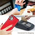 thumbnail image 6 of for Samsung Galaxy A32 5G (Not 4G) Wallet Case with Card Holder,PU Leather Kickstand Card Slots Case Double Magnetic Clasp Durable Shockproof Cover for Samsung Galaxy A32 5G Gules-SK, 6 of 16