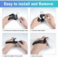 thumbnail image 4 of Controller Grip for Oculus Quest 2 Accessories Grips Cover for VR Touch Controllers Covers Protector with Non-Slip Thumb Grips 1Pair Black, 4 of 7