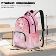 thumbnail image 7 of Xoenoiee Pink Axolotl Heart Star Pattern School Bags for Kids Girls Elementary Middle School Students Bookbag Children Book Bags Casual School Bag Large Capacity Rusksack Travel Daypack, 7 of 7
