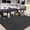 Black Gray, variant on ZACOO 9'x12' Ornate Scrollwork Outdoor Rug, Waterproof UV Resistant Patio Mat for Deck RV Balcony, Gray White