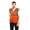 Neon Orange, variant on GOGO 5 Pockets High Visibility Safety Vest with Reflective Strips, Working Uniform Vest-Blue-XL