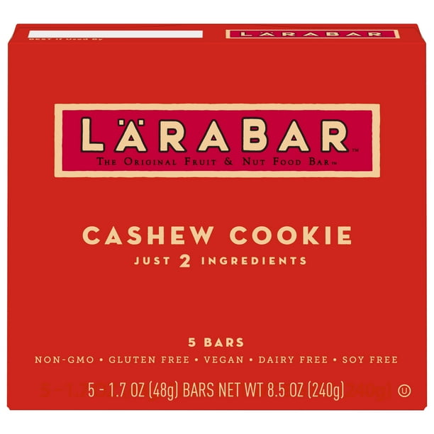 Larabar, Cashew Cookie, 5 Ct, 8.5 Oz