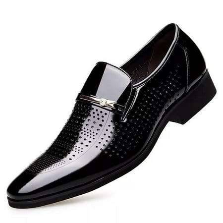 

Men‘s Fashion Hollow Out Comfortable Formal Dress Shoes For Business Meetings Party Valentine Day Gift