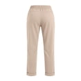 thumbnail image 5 of AUNVITO Women's Outdoor Cargo Cropped Pants with Multiple Pockets Comfort Fit for Sports and Leisure, 5 of 8