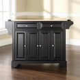 thumbnail image 4 of Pemberly Row Natural Wood Top Kitchen Island in Black, 4 of 7
