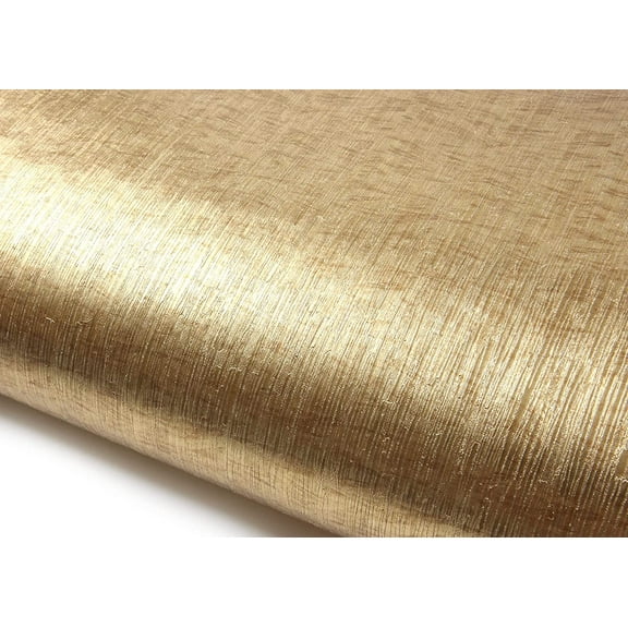 ROSEROSA Peel and Stick PVC Metallic Self-Adhesive Wallpaper Covering Counter Top Shelf Liner Linearity : 2.00 Feet(W) X 6.56 Feet(L)