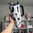 thumbnail image 3 of Nurse Themed 40oz Tumbler: Insulated Stainless Steel Quencher, 3 of 3