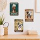 thumbnail image 4 of Kit Pintura Hierro Rectangular Con Placa Metal Vintage para Perro Bar El 20x30cm 3 Uds., 4 of 9