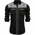 thumbnail image 3 of SGMVNU Boys' Western Cowboys Shirts Long Sleeve Button Down Dress Shirt Kids Retro Tops Halloween Top, Size 10-11 Years, Black, 3 of 3