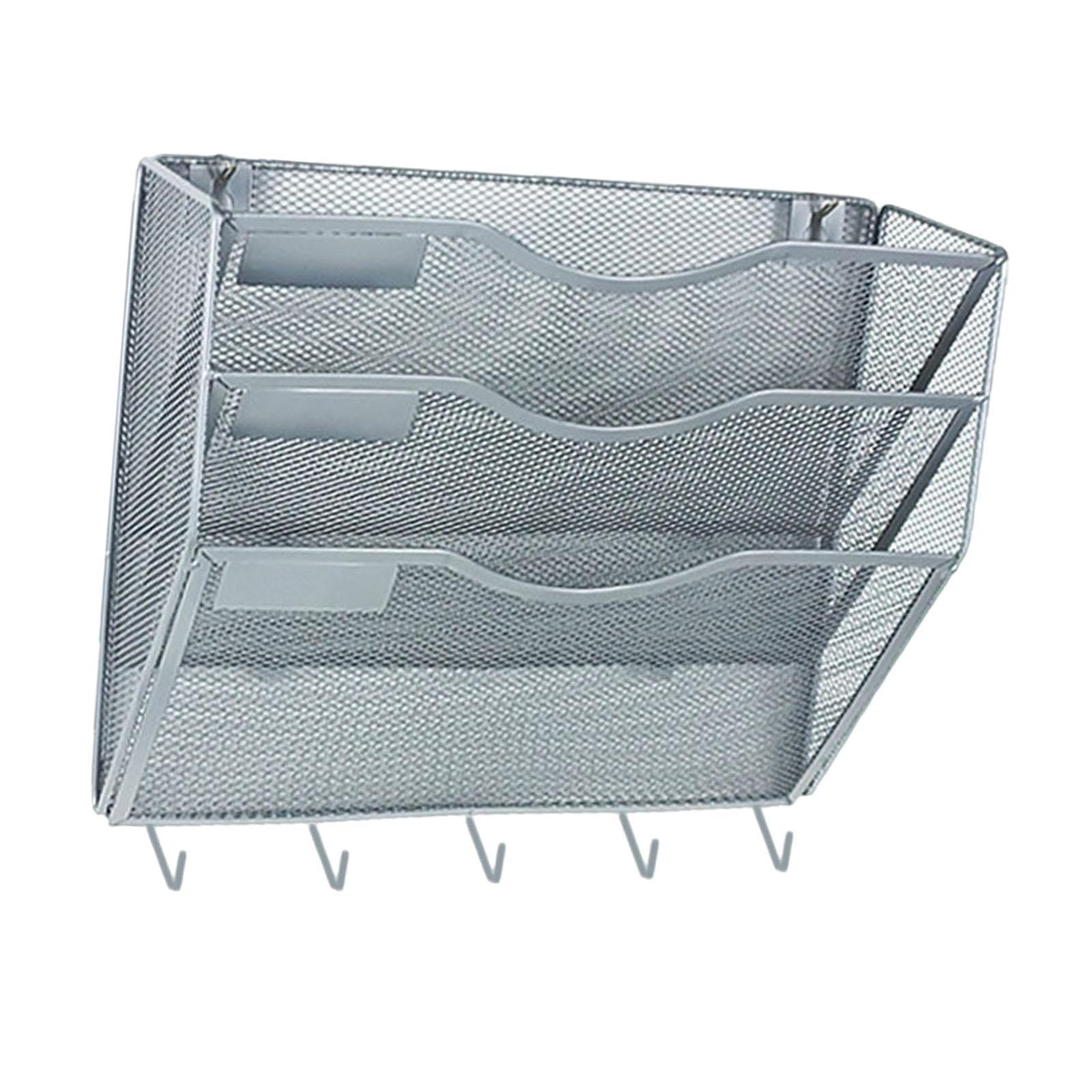MAGIDEAL Wall File Mail Organizer Easily Install for Home Office s Letter Rack