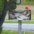 thumbnail image 4 of Yayeee Mailbox Cover Magnetic Standard Size Post Box Cover Wrap Decor, River and Mountains, 4 of 9
