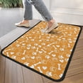 thumbnail image 4 of Yellow Puppy Dog Food Footprints Door Rugs,Washable Non Slip Door Mats Indoor,Decorative Door Mats,Entry Mat Indoor for Entrance,Bedroom,Kitchen,Bathroom,30"x17", 4 of 6