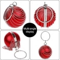 thumbnail image 3 of Womens Evening Bag Round Ball Clutch Sparkling Purse Rhinestone Handle Handbag Fringed Bags for Wedding Party Prom, 3 of 7