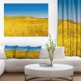 thumbnail image 1 of Tuscany Whet Field on Sunny Day - Landscape Artwork Canvas, 1 of 3