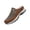 Brown, variant on Women's Orthopedic Backless Walking Mules, Anti Slip Slip On Loafers, Arch Support Outdoor Hiking Daily Casual Walking Shoes Blue